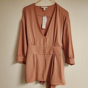 BWT topshop peach blush blouse